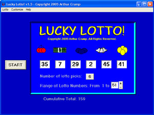 Lucky Lotto software