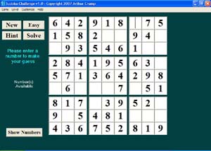 Screenshot for Sudoku Challenge 2.0
